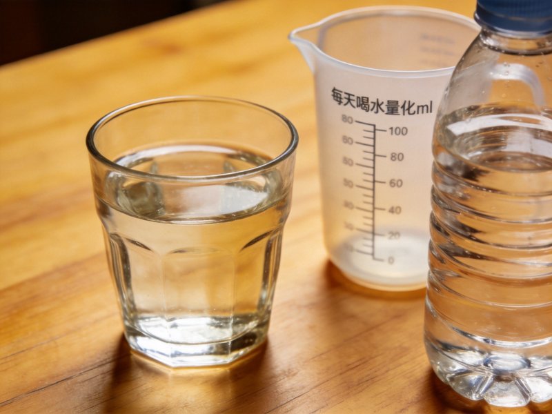 每天2500ml饮水量化示意图