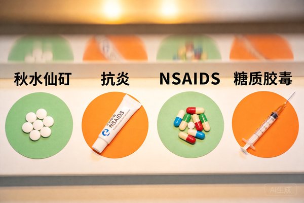 四类抗炎药物分类对比