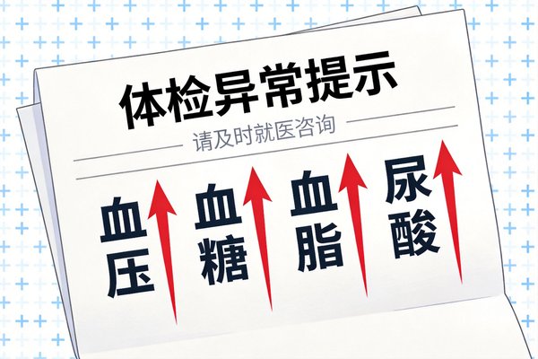 体检报告四高箭头